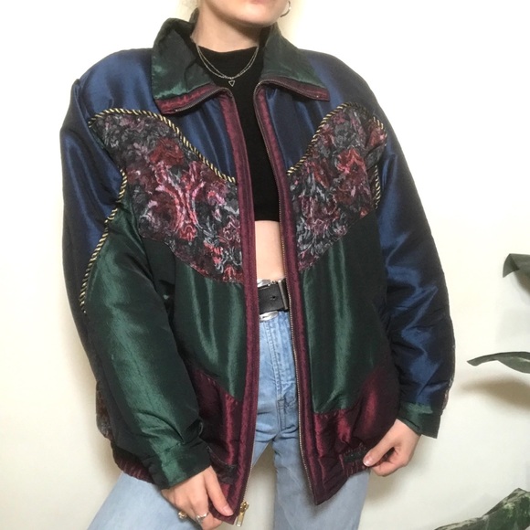 Rare Vintage BE IN THE CURRENT SEEN Puffer Jacket - Picture 1 of 8